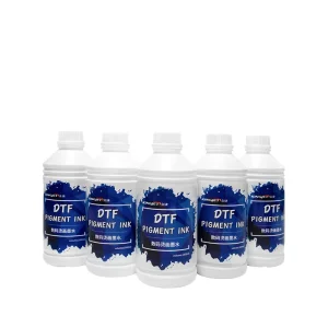Water-Based Orange Textile Pigment Ink CMYK+White for I3200 L1800 4720 Transfer Printing
