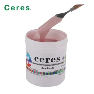 Water-Based Photochromic Screen Printing Ink, Purple to Colorless, for Clothing and Textiles