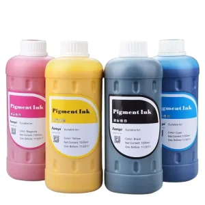 Water-Based Pigment Ink for Digital Printing, 100ml, 500ml, and 1000ml