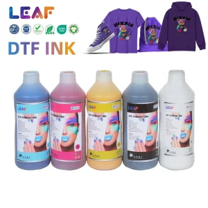 Water-Based Pigment Printing Ink 1000ml 1KG CMYK White DTF Ink for DTF Printer