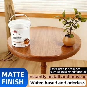 Water-Based Wooden Furniture Refinishing Paint for Home Use and Door Coating