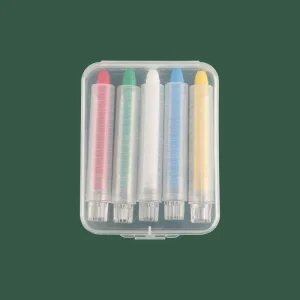 Water-Soluble Dustless Colored Chalk Washable for Kids Chalkboard Drawing and Writing