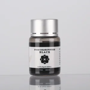 Water Soluble Edible Black Food Coloring Powder Pigment for Chocolate Bakery Candy