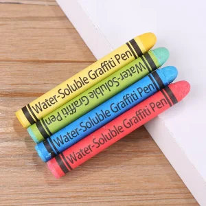 Water-Soluble Multi-Color Dust-Free Chalk Blackboard Pen 8 x 1 cm