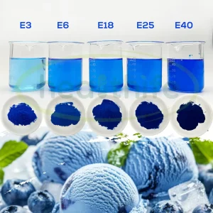 Water Soluble Natural Colorant Blue Pigment Phycocyanin Blue Spirulina E3 E6 E18 E24 E40 Pure Phycocyanin Powder