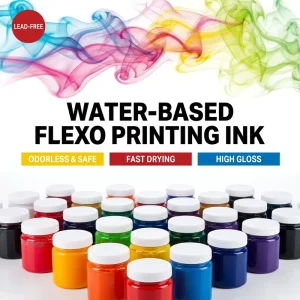 Water-based Flexographic Printing Ink Pigment Paste in Black, Green, Violet, Orange, Blue, and Red