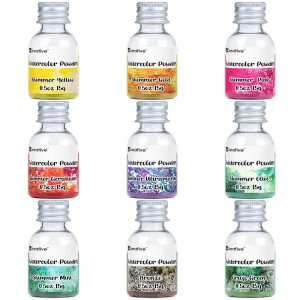 Watercolor Pigment Powder Ink 15g and 10g Set for Paper Canvas Glass Painting Water Color Paints