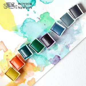 Watercolor Pigment Set, 5 ml and 14 ml Solid Paints