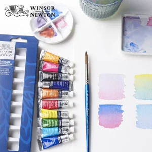 Watercolor Tube Set, 5ml, 10 or 20 Colors, Pigment for Beginner, Student, and Professional Artists
