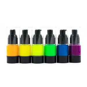 Waterproof 30ML Multicolor Non Toxic Glow in the Dark Face Body Paint for Festival Stage Performance Face Painting Kit