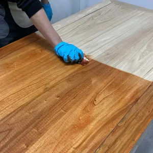 Waterproof Acrylic-Based Wood Paint with High Permeability and Water Resistance for Brush Application