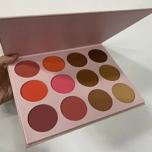 Waterproof Contour Blush Highlighter Palette Matte and Shimmer Powder Palette