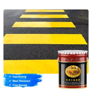Wear-Resistant Cold Plastic Road Marking Paint, Fast Curing, for Asphalt and Concrete Roads