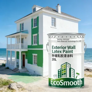 Weather Resistant Anti-Aging Exterior Wall Latex Paint, 500H Artificial Aging Resistance, 96H Water Resistance