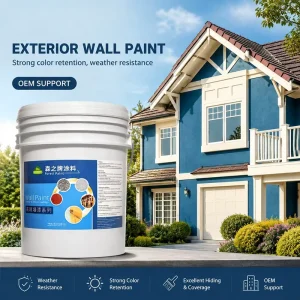Weather-Resistant Colorful Decorative Exterior Wall Paint Coating
