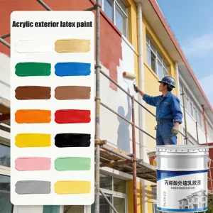 Weather-Resistant Exterior Latex Acrylic Wall Paint
