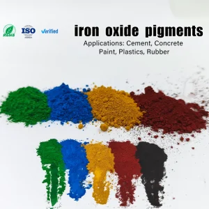 Weather Resistant Iron Oxide Pigment for Outdoor Concrete and Architectural Coatings