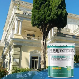 Weather Resistant Nano Scale Resin Base Exterior Wall Paint for Spray Application