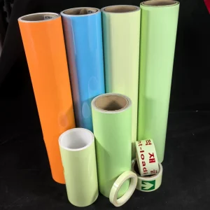 Weather Resistant Photoluminescent Film for Outdoor Safety Signs High Brightness Glow in the Dark Luminous Vinyl Roll Material