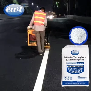 Weather-Resistant Quick-Dry Thermoplastic Road Marking Paint for Highway Use, White and Yellow