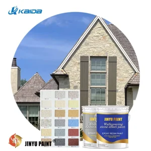 Weather Resistant Residential Exterior Wall Paint Decorative Stone Paint