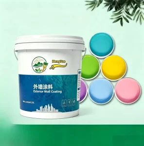 Weather-Resistant Stain-Proof Exterior Latex Paint High Hiding Power UV-Resistant Waterproof