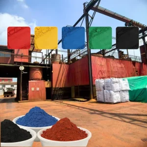 Weatherable Iron Oxide Pigment Raw Material for Exterior Wall Paint and Building Construction RoHS