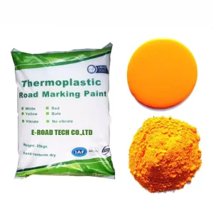 White and Yellow Reflective Thermoplastic Powder Road Marking Paint