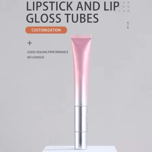 Xinhe Source Factory 10 15ml Cosmetic Plastic Tube with Ceramic Applicator for Lip Products