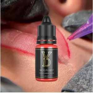 YDPMU Organic Liquid Lip Eyebrow Tattoo Pigment High Saturation Fast Coloring Semi Permanent Makeup Pigment