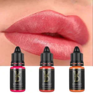 YDPMU Organic Liquid Lip Eyebrow Tattoo Pigment High Saturation Fast Coloring Semi Permanent Makeup Pigment