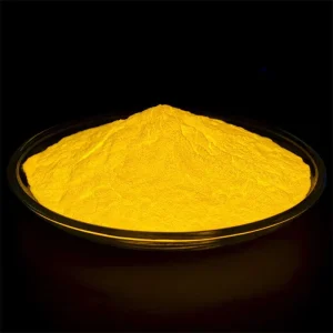 Yellow Luminous Powder for Emitting Yellow Light at Night
