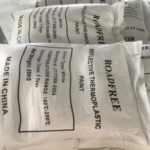 Yellow and White Thermoplastic Powder Road Marking Paint