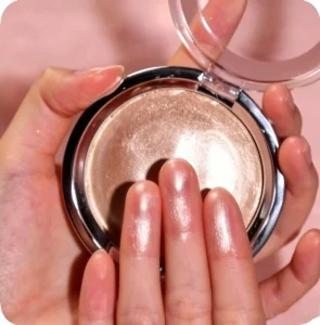 Your Logo Smushy Highlight Cream Eyeshadow Soft Shimmer Glitter Luminizer Shiny Dewy Potato Face Body Highlighter Palette