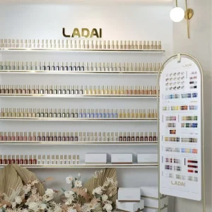 ZRKGEL LADAI 218 Color UV LED Gel Polish Kit Non Toxic Top Hema Free High Pigmented Long Lasting Eco Friendly Professional Salon