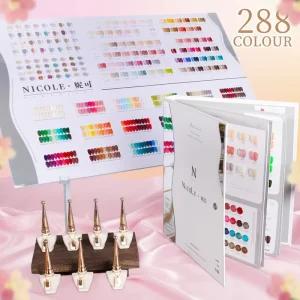 ZRKGEL Professional OEM Suppliers Top Hema Free 288Colors Nicole Jelly Glitter Cat Eye Gel Polish Rich Pigmented UV Gel Kit DIY